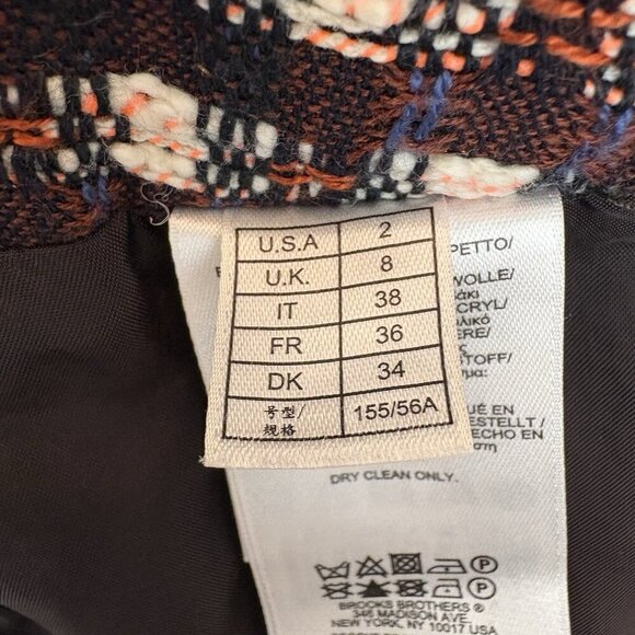 Brooks Brothers Women's Straight Skirt Size 2 Knee Length Side Zipper Lined EUC - Picture 10 of 12